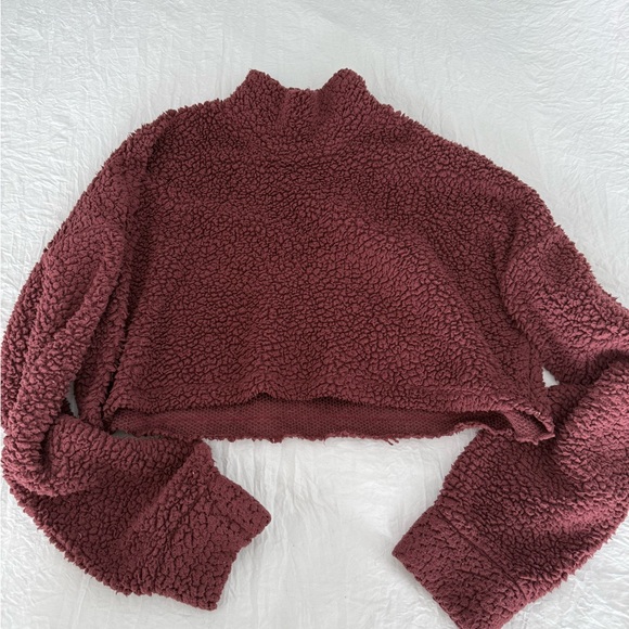 Missguided Burgundy Cowl Neck Sweater - Picture 1 of 2